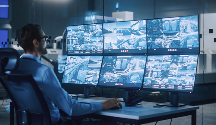Video Monitoring Control Room